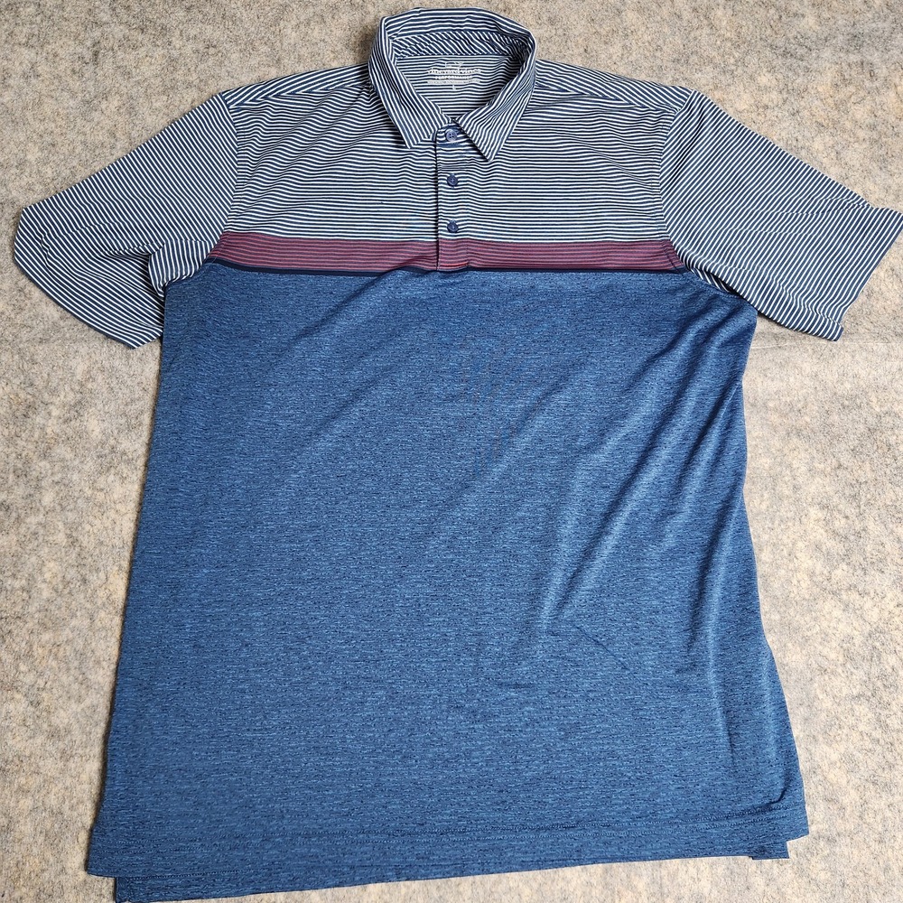 Vineyard Vines Sankaty Performance Polo Shirt Men L Multicolor Golf 1G010166